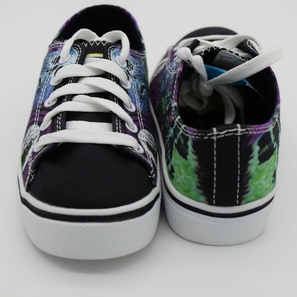 Monster Jam Boys Grave Digger Canvas Sneakers New - Picture 3 of 5